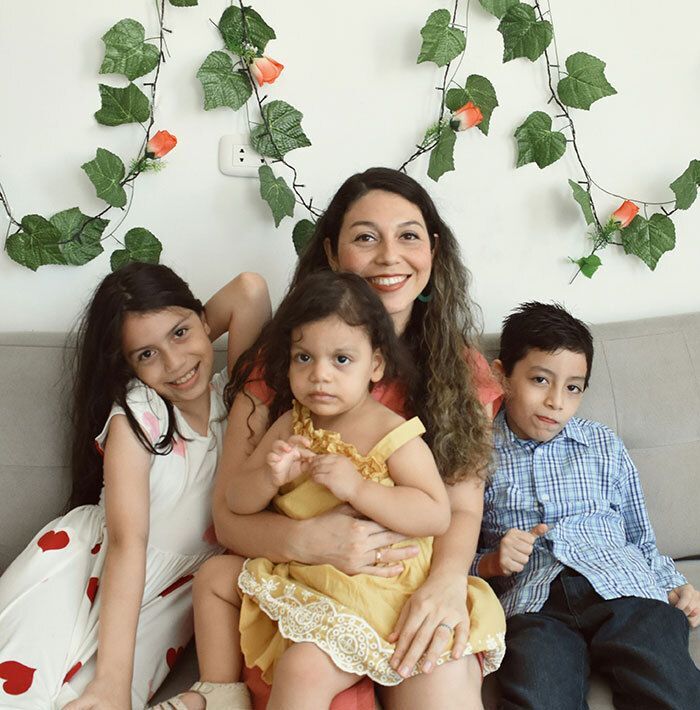 Mother with Three Children