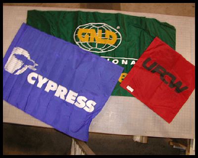 Nylon Banners, Flags and Table Drapes