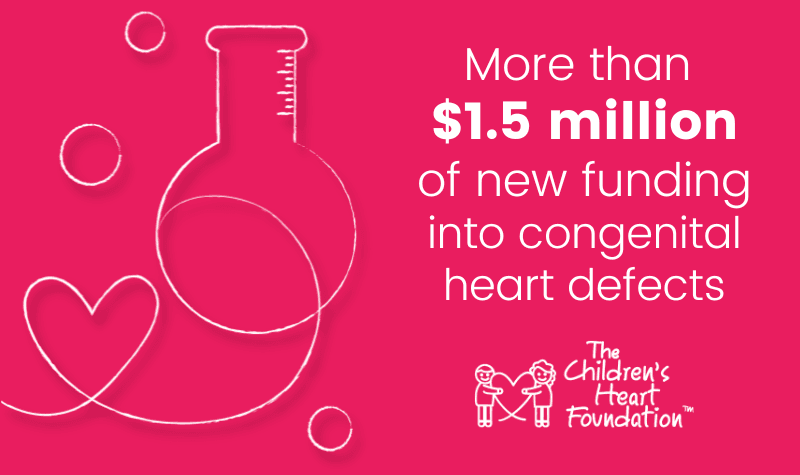 The Children’s Heart Foundation funds more than $1.5 million of congenital heart defect research