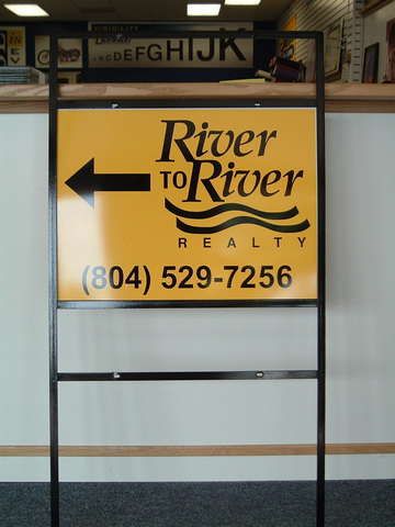 Real Estate Directional Sign