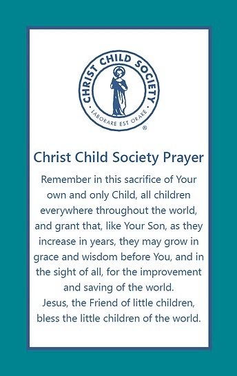 Christ Child Society Prayer Cards