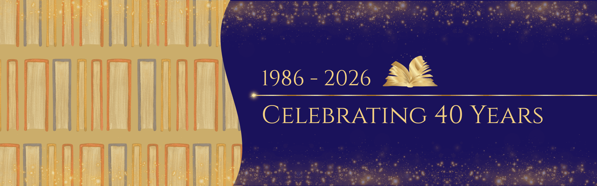Books, 1986-2026, Celebrating 40 Years
