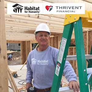 Faith Build Houses completed with Thrivent Financial