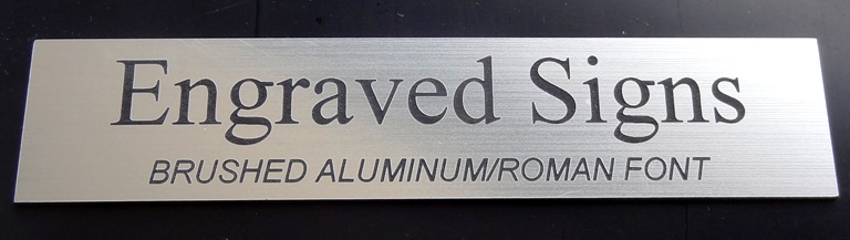 Engraved Signs