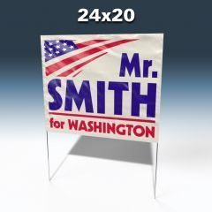 Poly Bag yard Signs