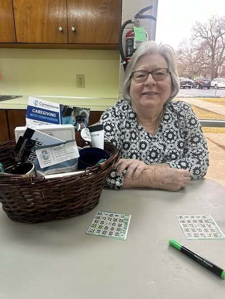 Sierra's Nana was a bingo winner at the River Valley Senior Health Fair!