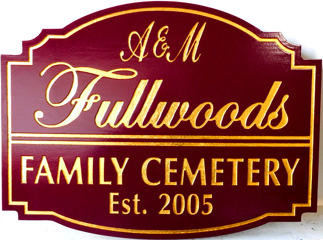 cemetery signs and plaques, memorial signs