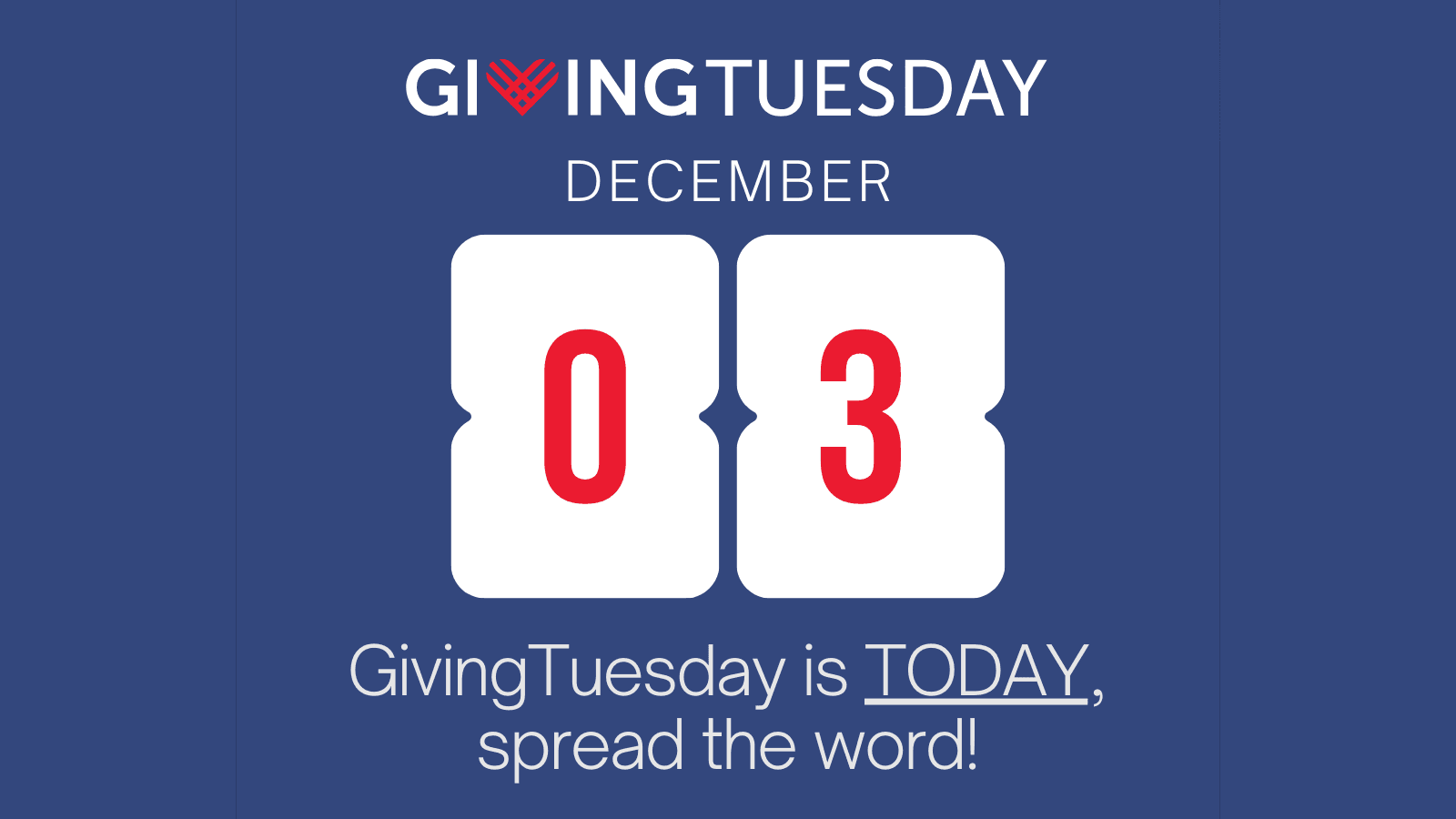 Click HERE To Donate For Giving Tuesday! Together, we will find treatments and a cure.