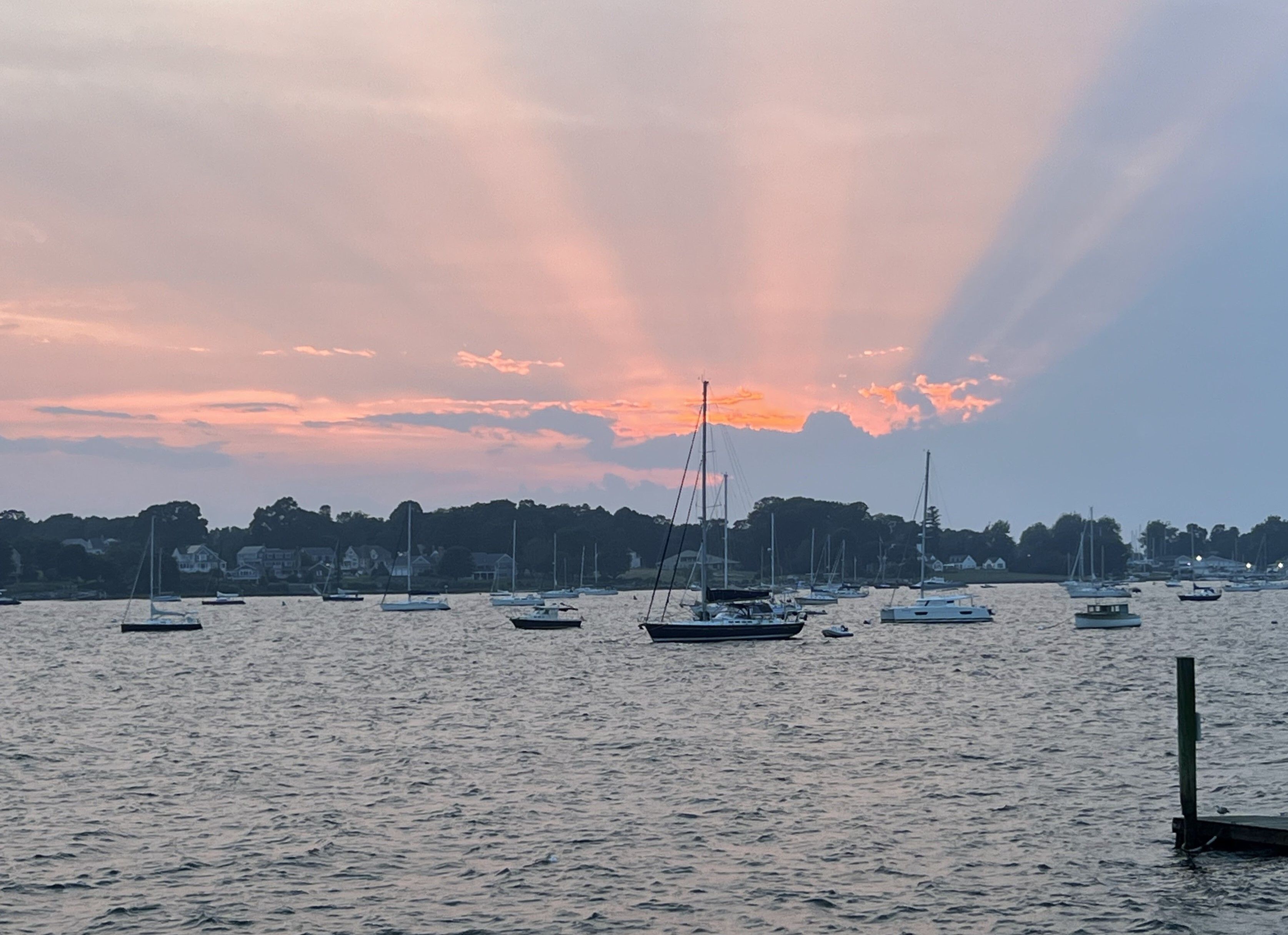 Bristol Harbor sunset