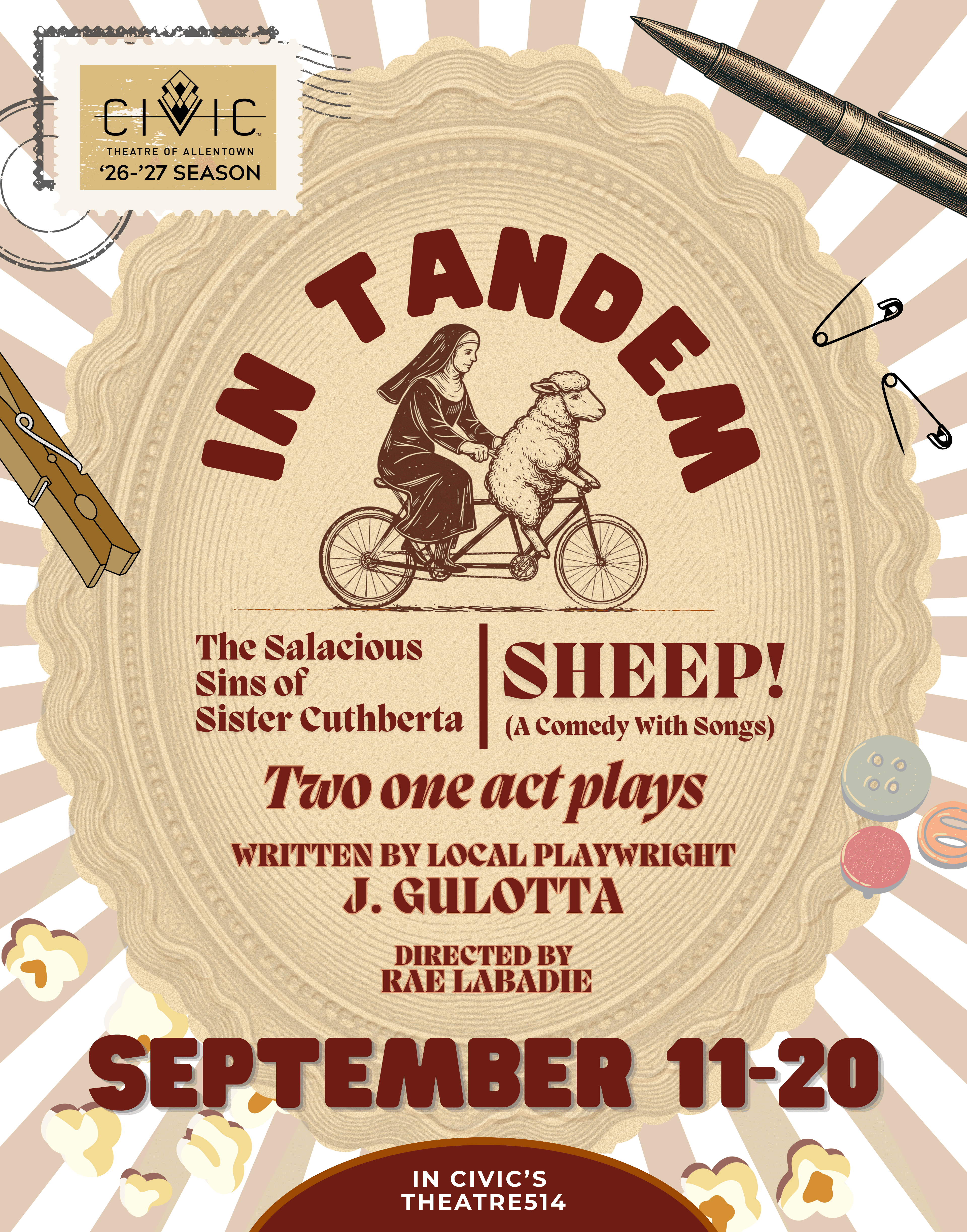 In Tandem: The Salacious Sins of Sister Cuthberta & Sheep!