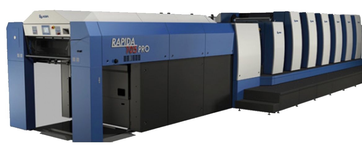 KBA Rapida 105 - 6 color with Coater (26 x 40 Sheet)