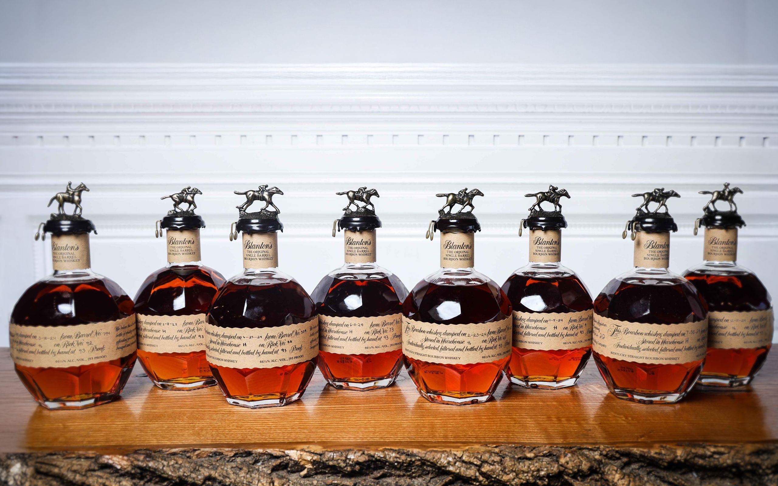 Blanton's Single Barrel Complete Horse Race Collection