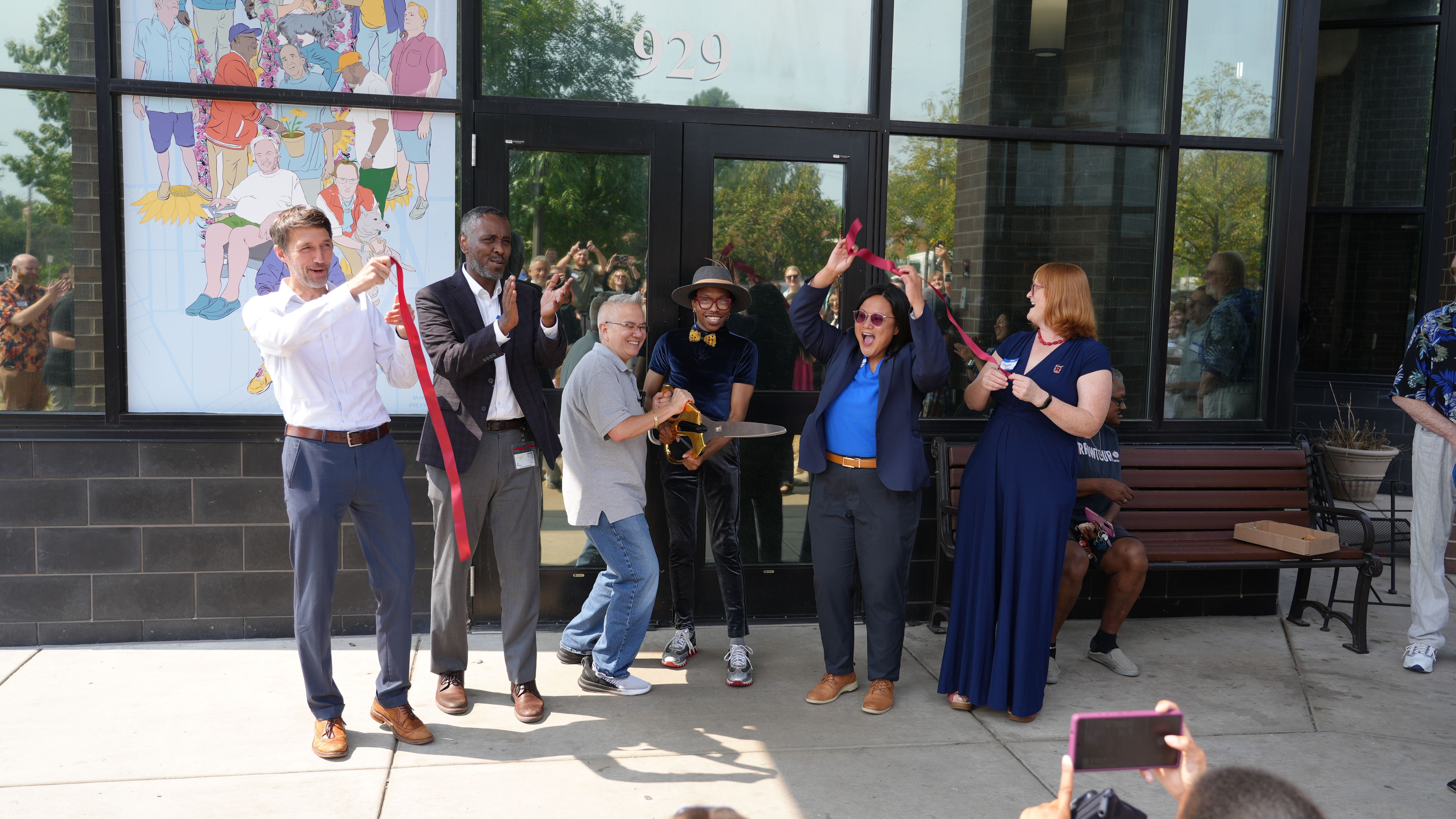 Celebrating the Grand Re-Opening of Clare Apartments
