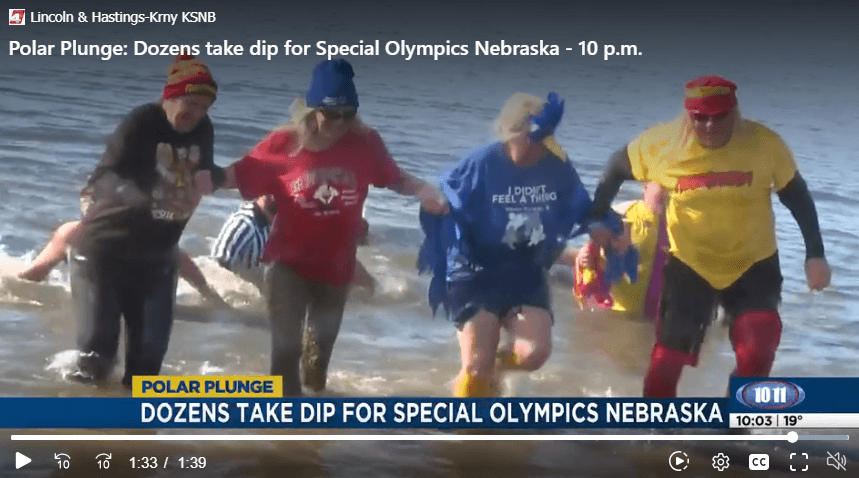 Polar Plunge: Dozens take dip for Special Olympics Nebraska