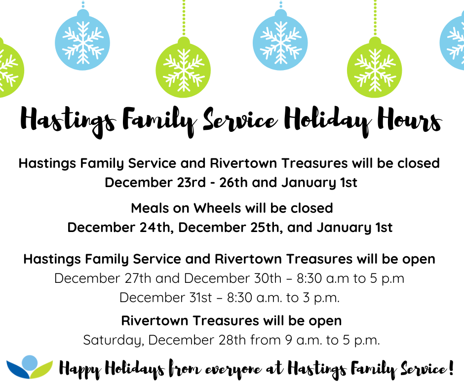 HFS Holiday Hours