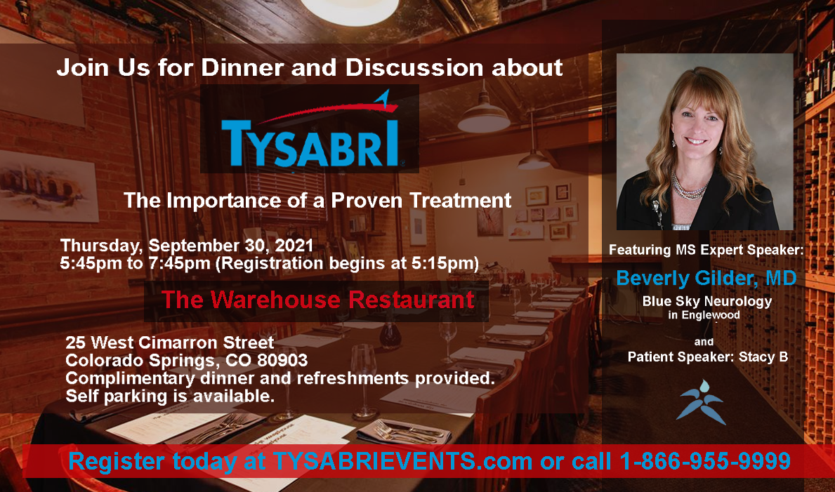 TYSABRI Dinner and Conversation Event