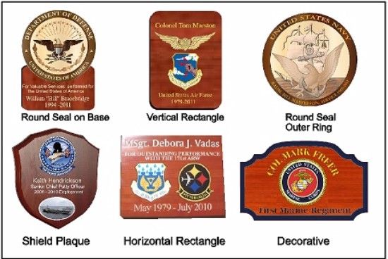 Military Plaques for Awards and Recognition