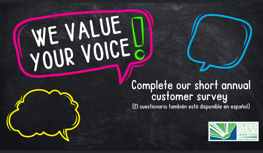Click the image to take the Customer Satisfaction Survey