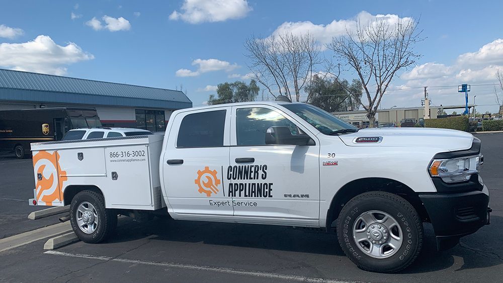 Utility Truck Wrap — Conner's Appliance