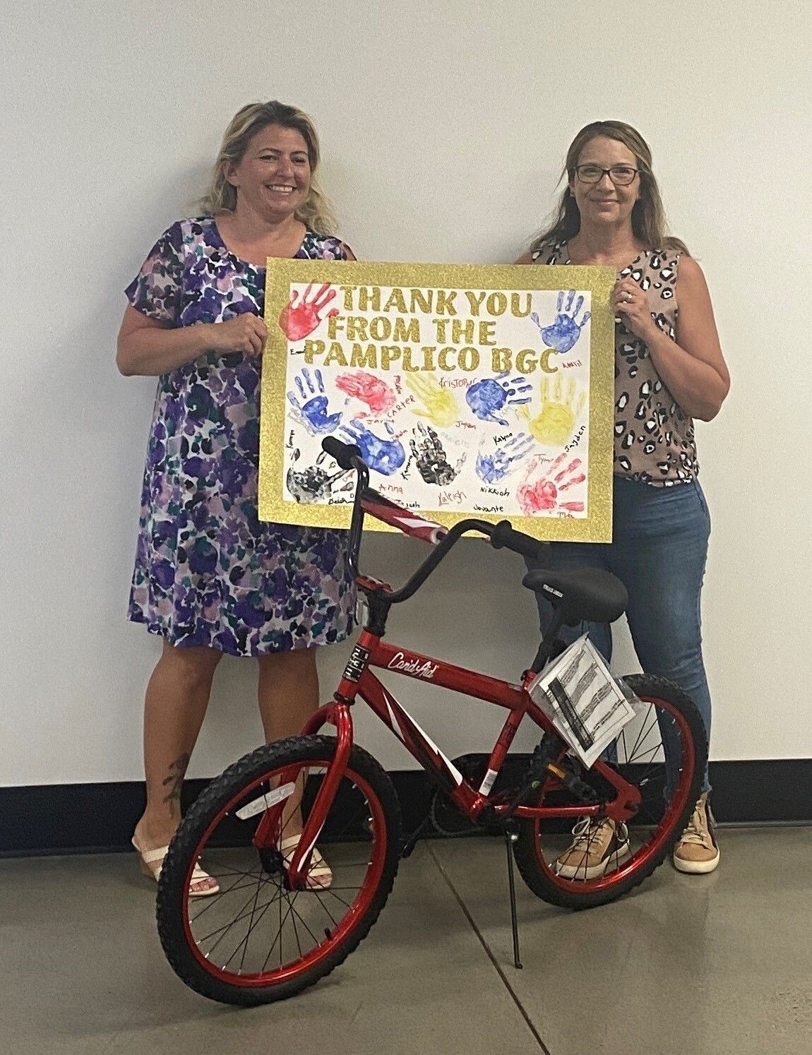 Final bicycle delivered to Pamplico Boys & Girls Club