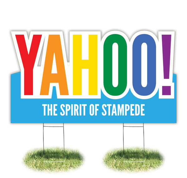 Lawn Sign: Yahoo-04