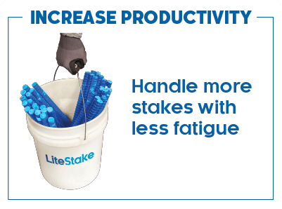 Increase Productivity - Handle more stakes with less fatigue.