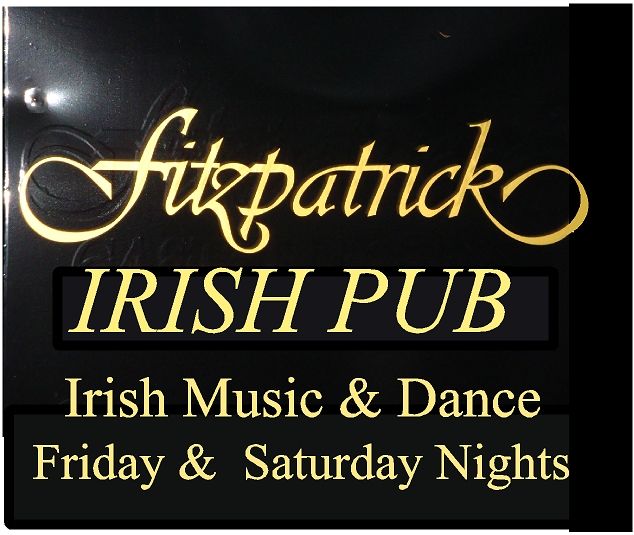 RB27642 - Upscale Engraved Black and Gold Irish Pub Sign 