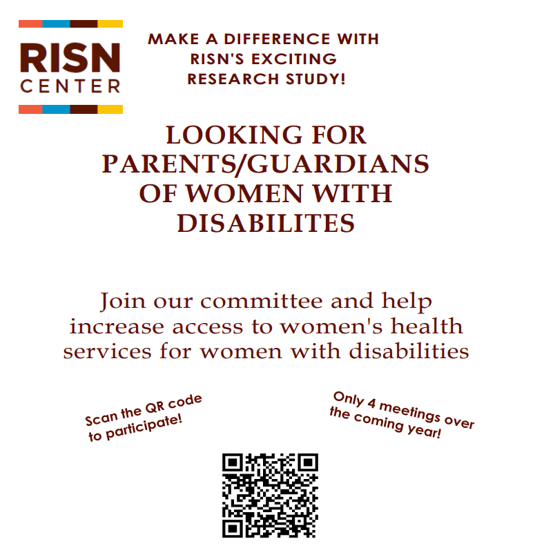 RISN Center Looking for Parents / Guardians with Disabilities 