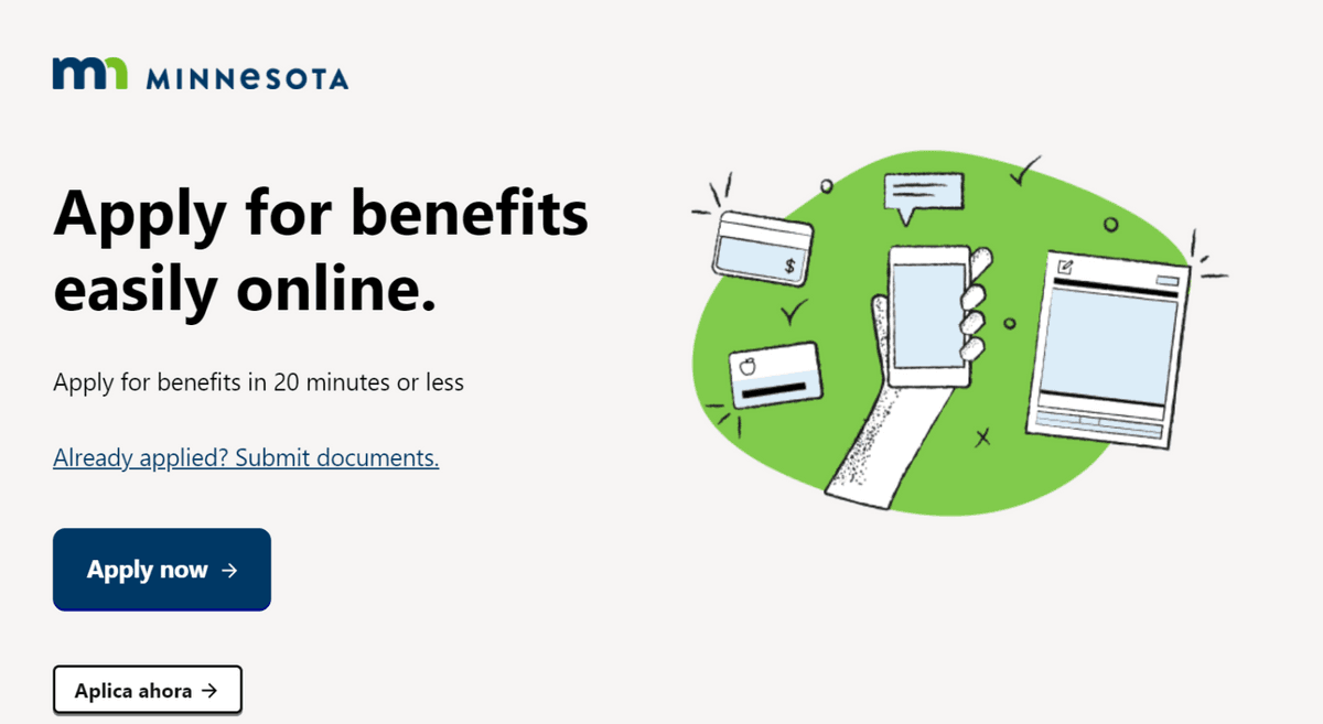 Minnesota DHS's MNbenefits Application Program Available Online