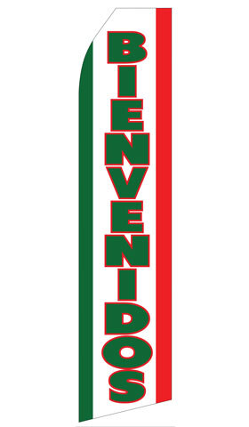 Bienvenidos Econo Stock Flag