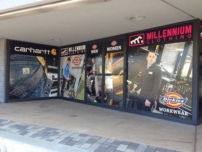 Retail Store Window Graphics Orange County CA
