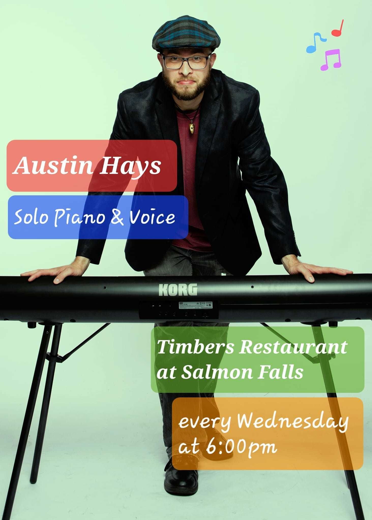 Austin Hays Solo Piano and Voice Poster