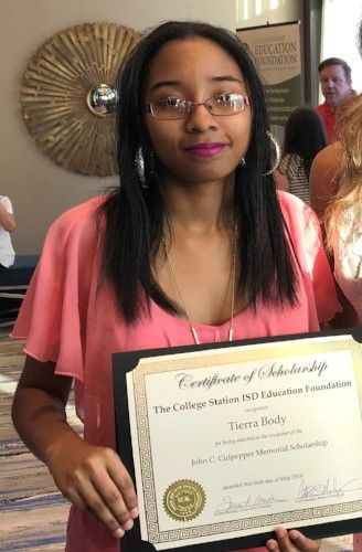 Tierra Body - John C. Culpepper, Jr. Memorial Scholarship