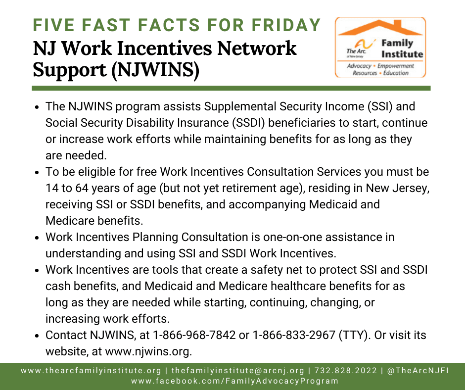 NJ Work Incentives Network Support (NJWINS)