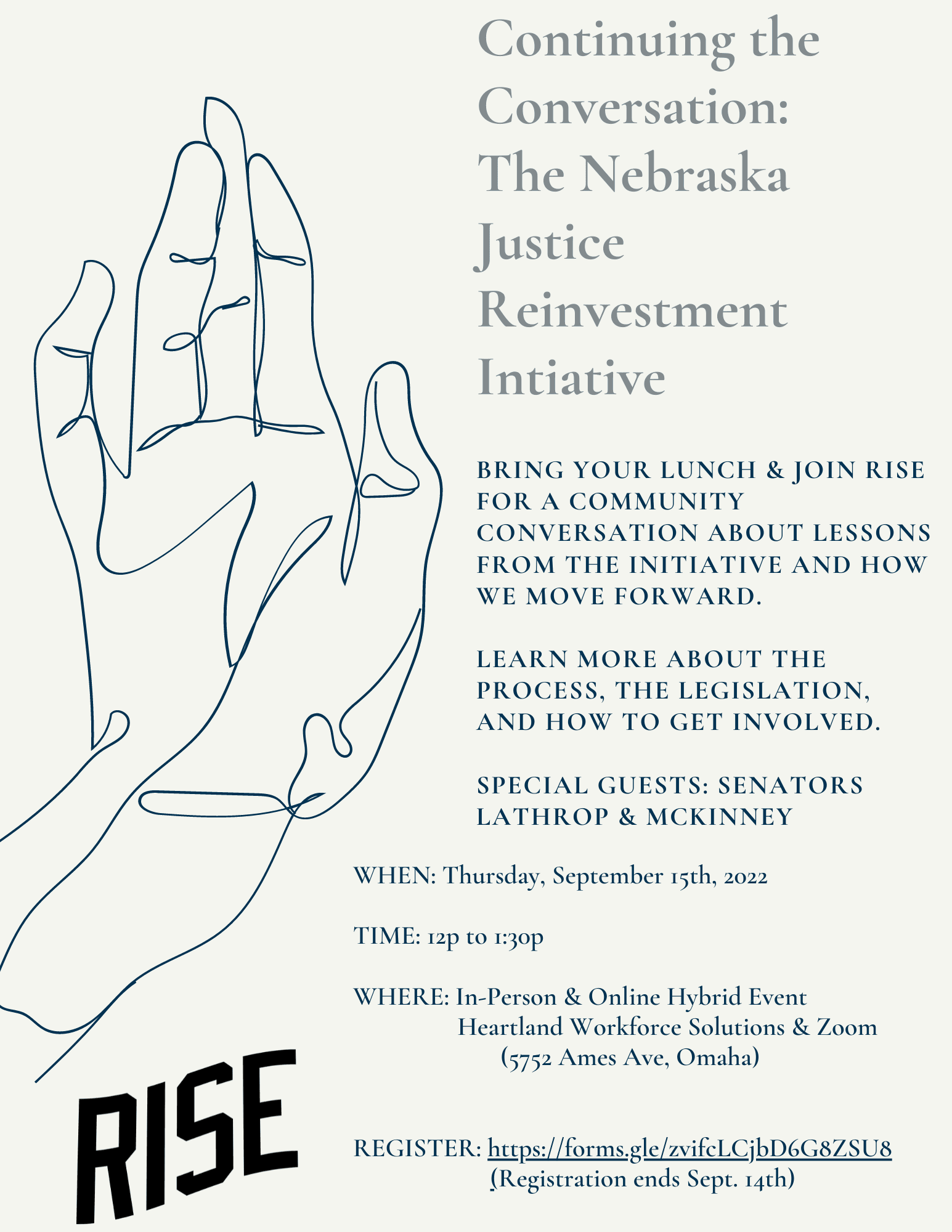 Continuing the Conversation: The Nebraska Justice Reinvestment Initiative
