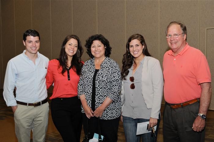 Katie Abraham and her family