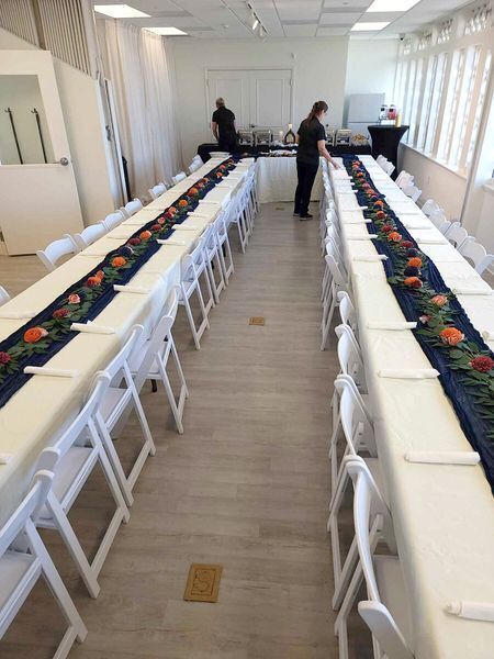 two tables