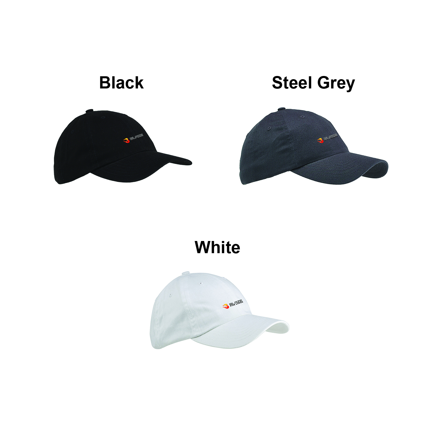 BLAZE FIRE GAMES   Big Accessories 6-Panel Brushed Twill Unstructured Cap