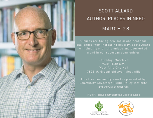 A Conversation with Scott Allard, Author, Places in Need: The Changing Geography of Poverty