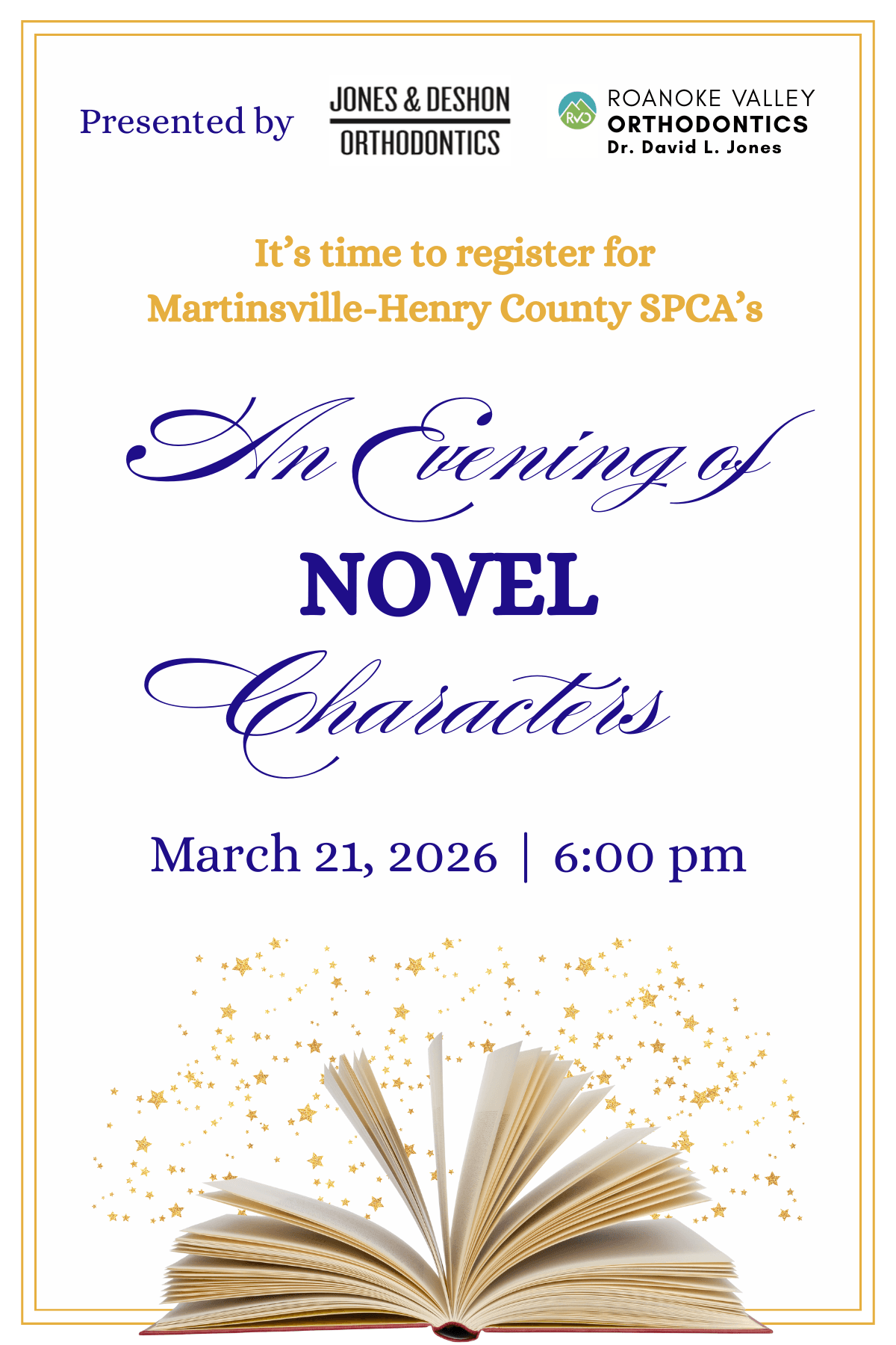 An Evening of Novel Characters