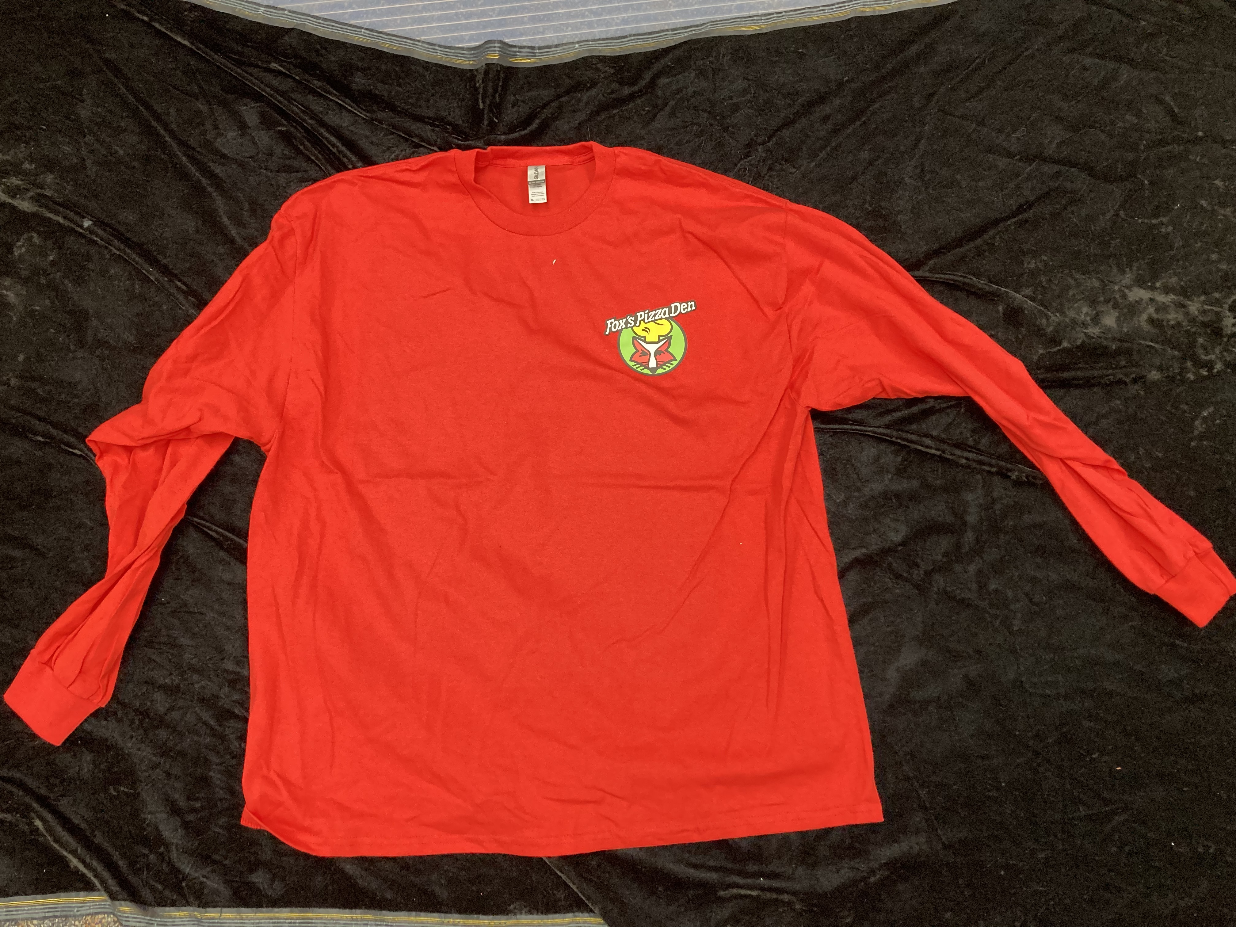 SALE Fox's Logo - 2XL Red Long Sleeve