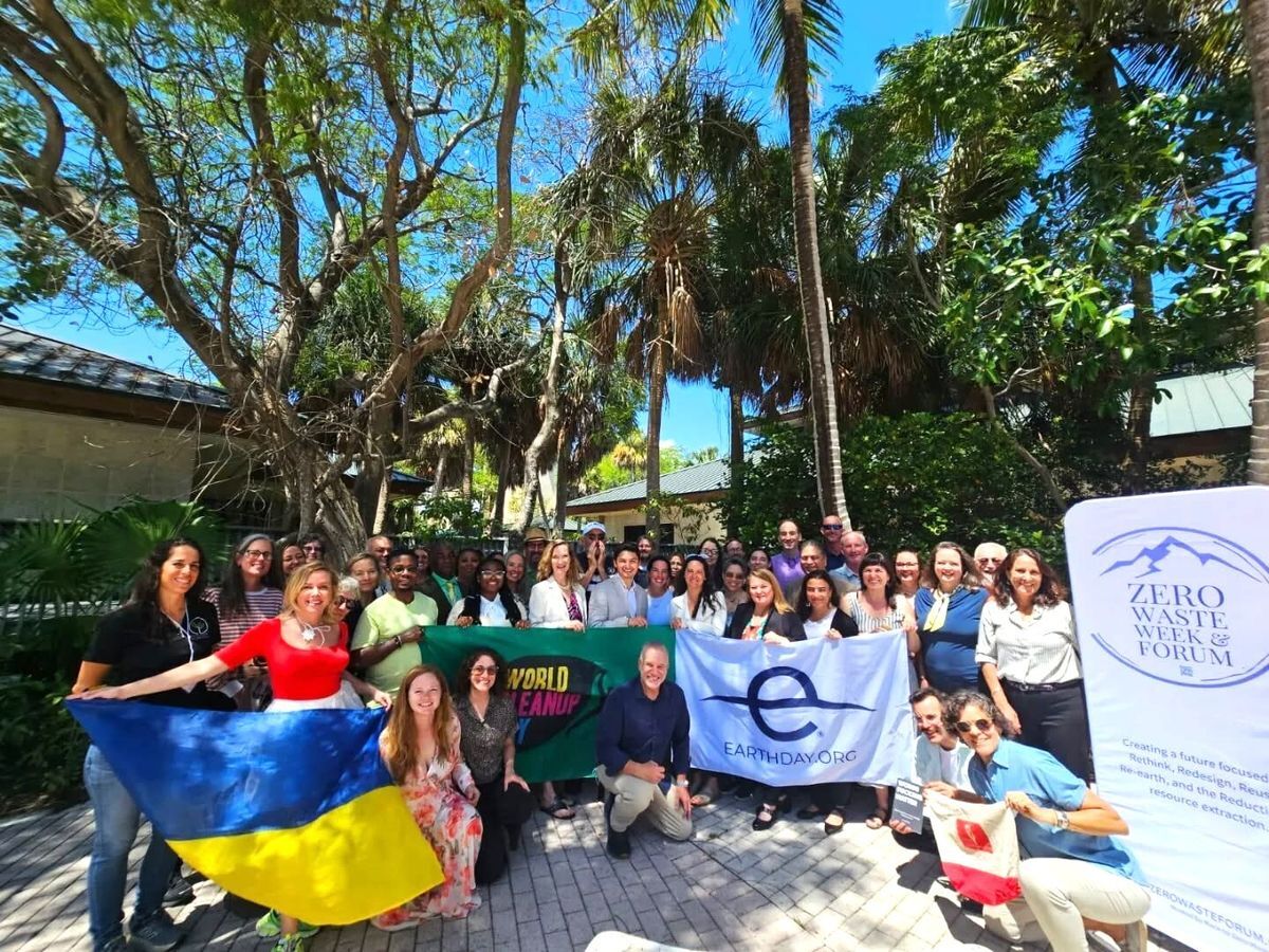 Group at the Zero Waste Forum 2025 in Hollywood, FL.