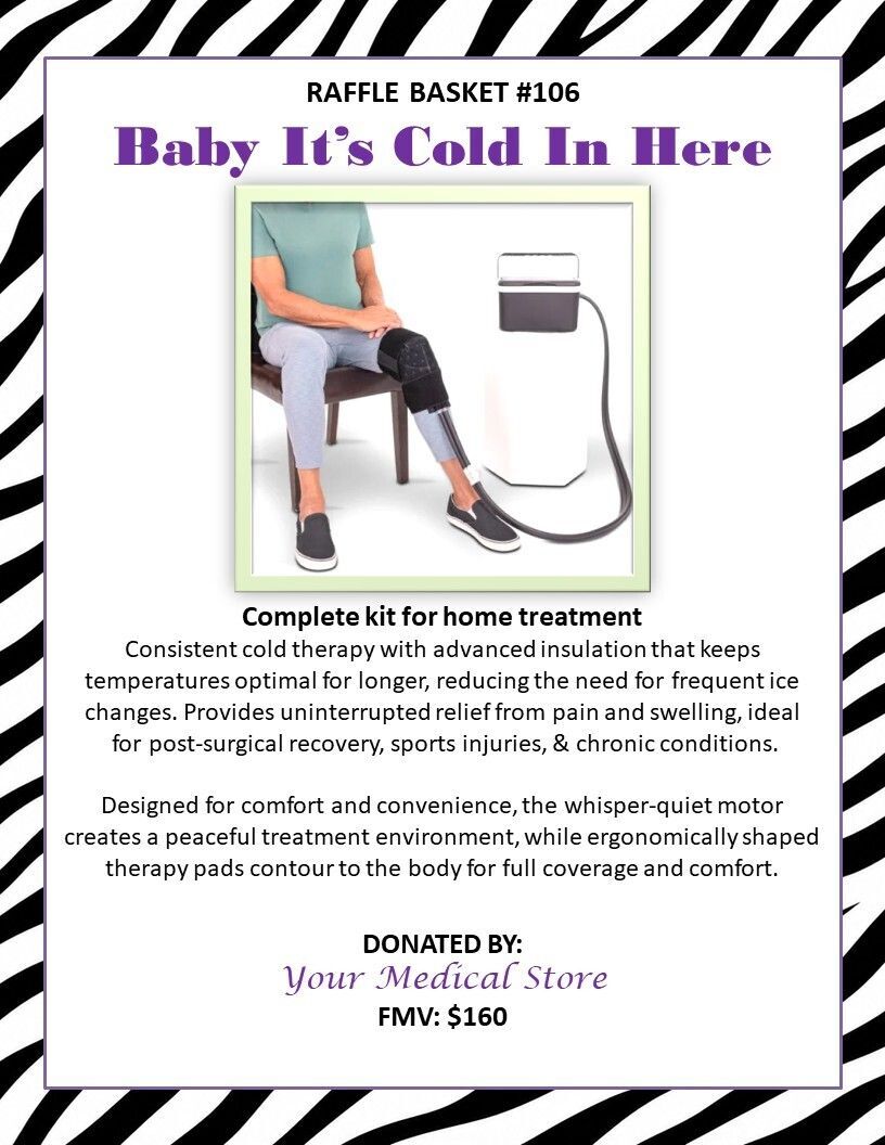 BASKET 106 -- BABY IT'S COLD IN HERE. 