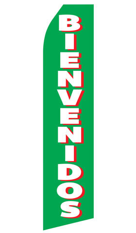 Bienvenidos Econo Stock Flag