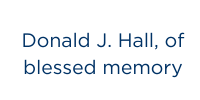 Donald J. Hall