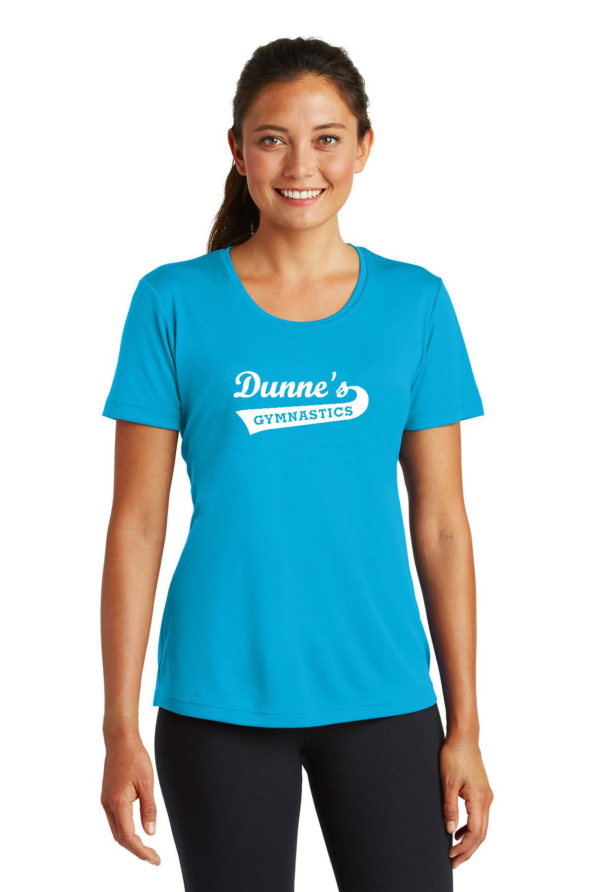 Ladies Competitor Tee with Dunne's Logo