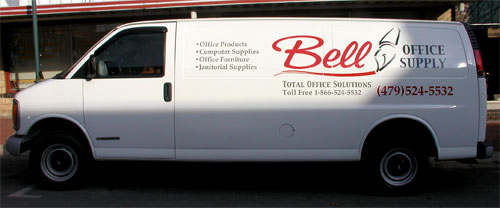 Bell Office Supply van