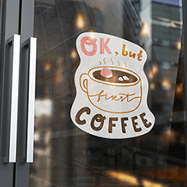 label window cling