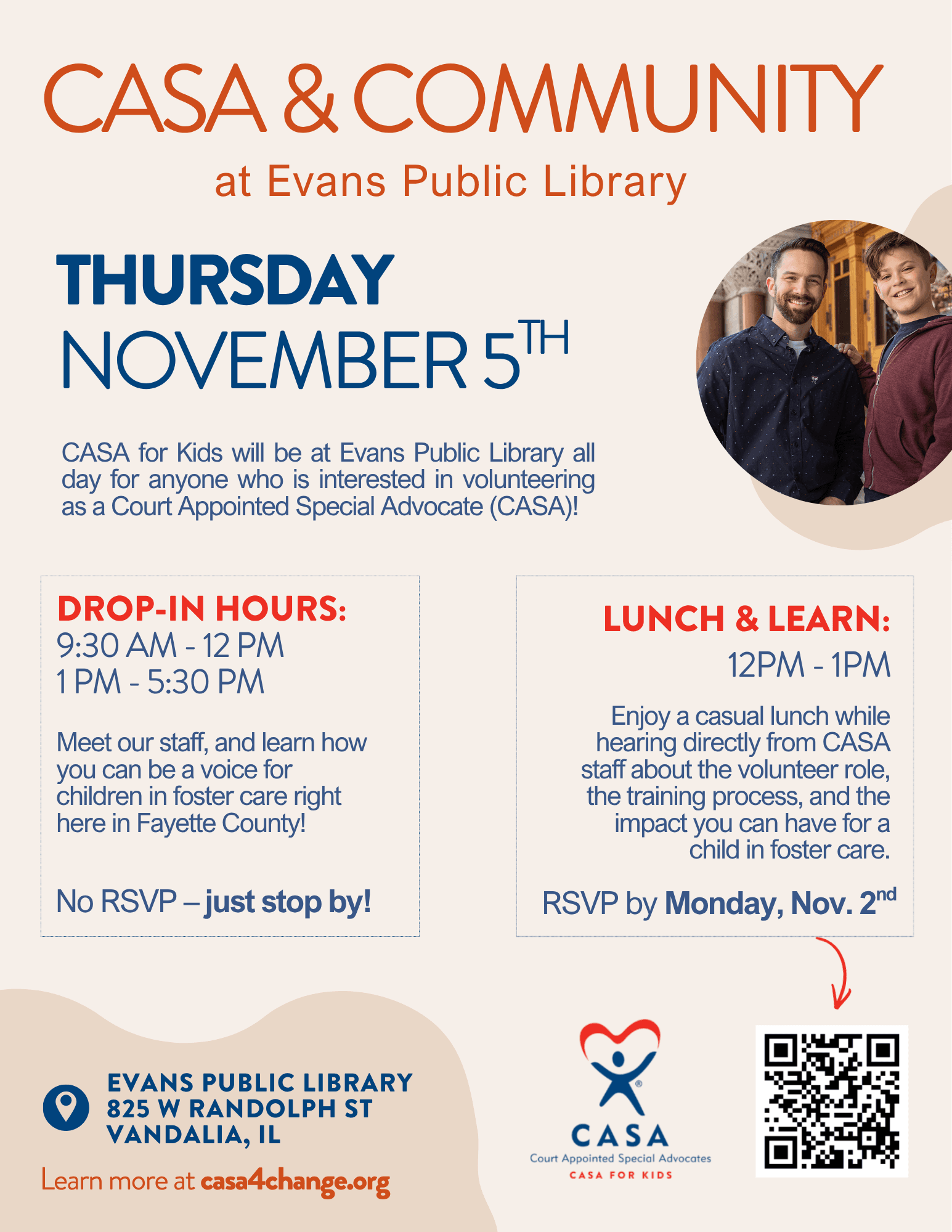 Coffee & Community at Evans Public Library