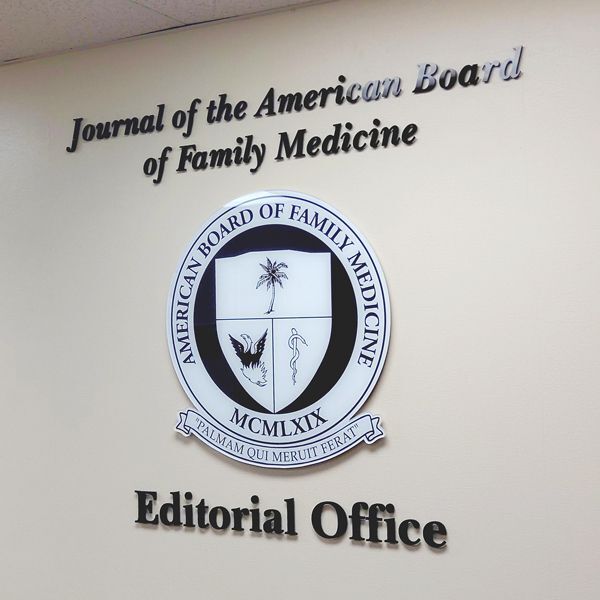 American Board of Family Medicine Dimensional Letters and Emblem